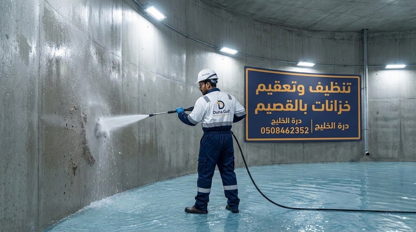 تنظيف-خزانات-القصيم-2026 شركة تنظيف خزانات بالقصيم تعقيم وتطهير خزانات مياه الشرب درة الخليج