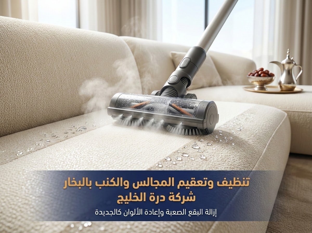 غسيل وتنظيف مجالس وكنب بالبخار بالقصيم لإزالة البقع