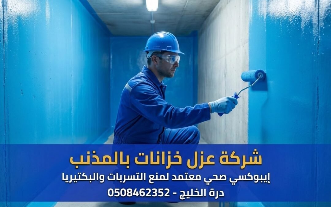 شركة عزل خزانات المياه بالمذنب | تنظيف وإيبوكسي صحي ضمان 10 سنوات