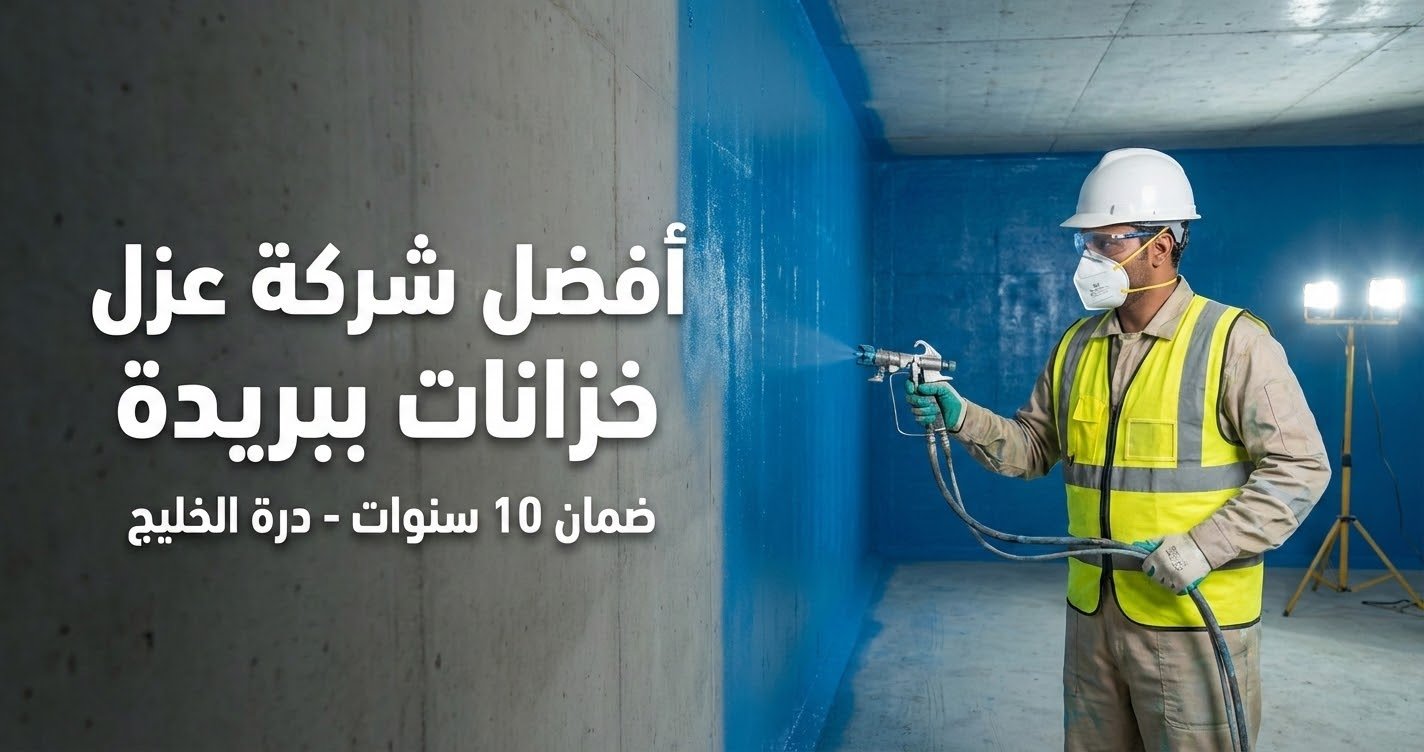 أفضل شركة عزل خزانات ببريدة والقصيم بمادة الايبوكسي