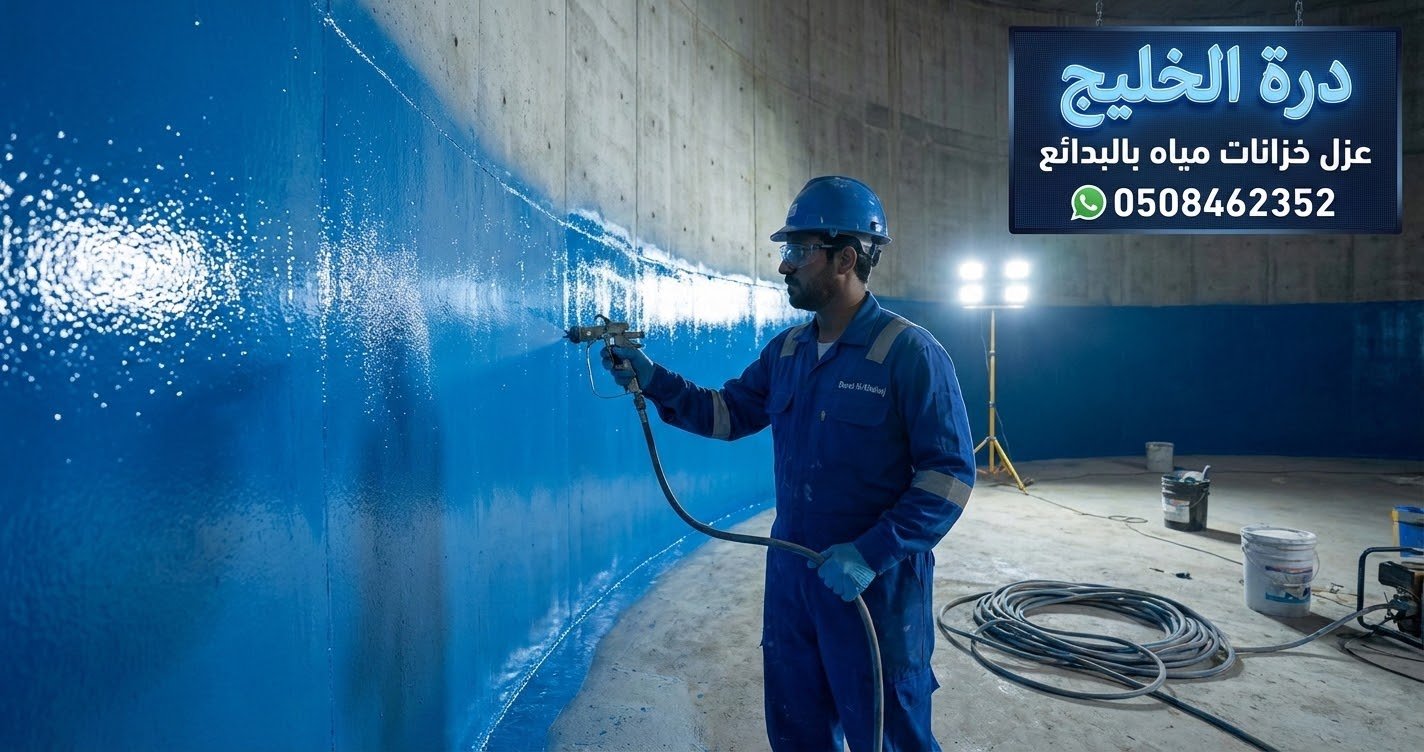 أفضل شركة عزل خزانات مياه بالبدائع درة الخليج بضمان معتمد