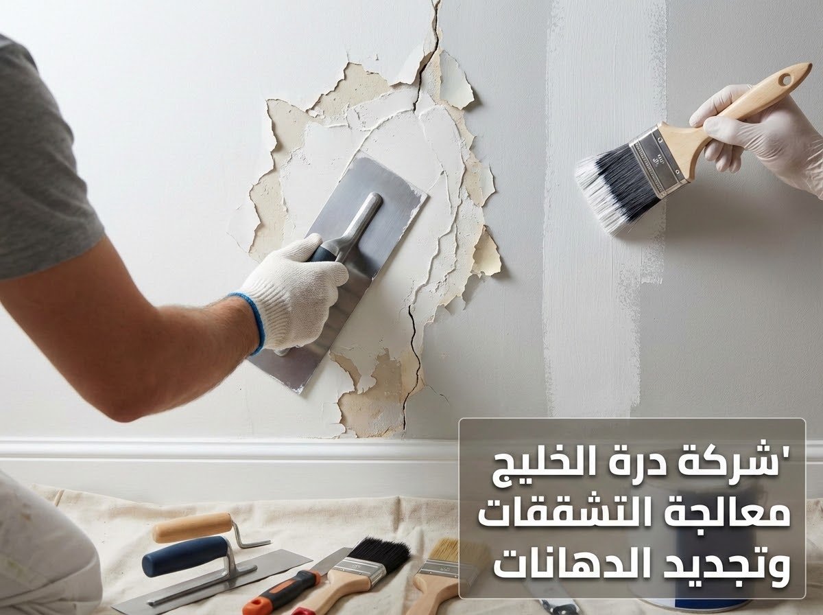 ترميم ومعالجة تشققات الجدران وتساقط الدهانات الناتج عن الرطوبة بعنيزة