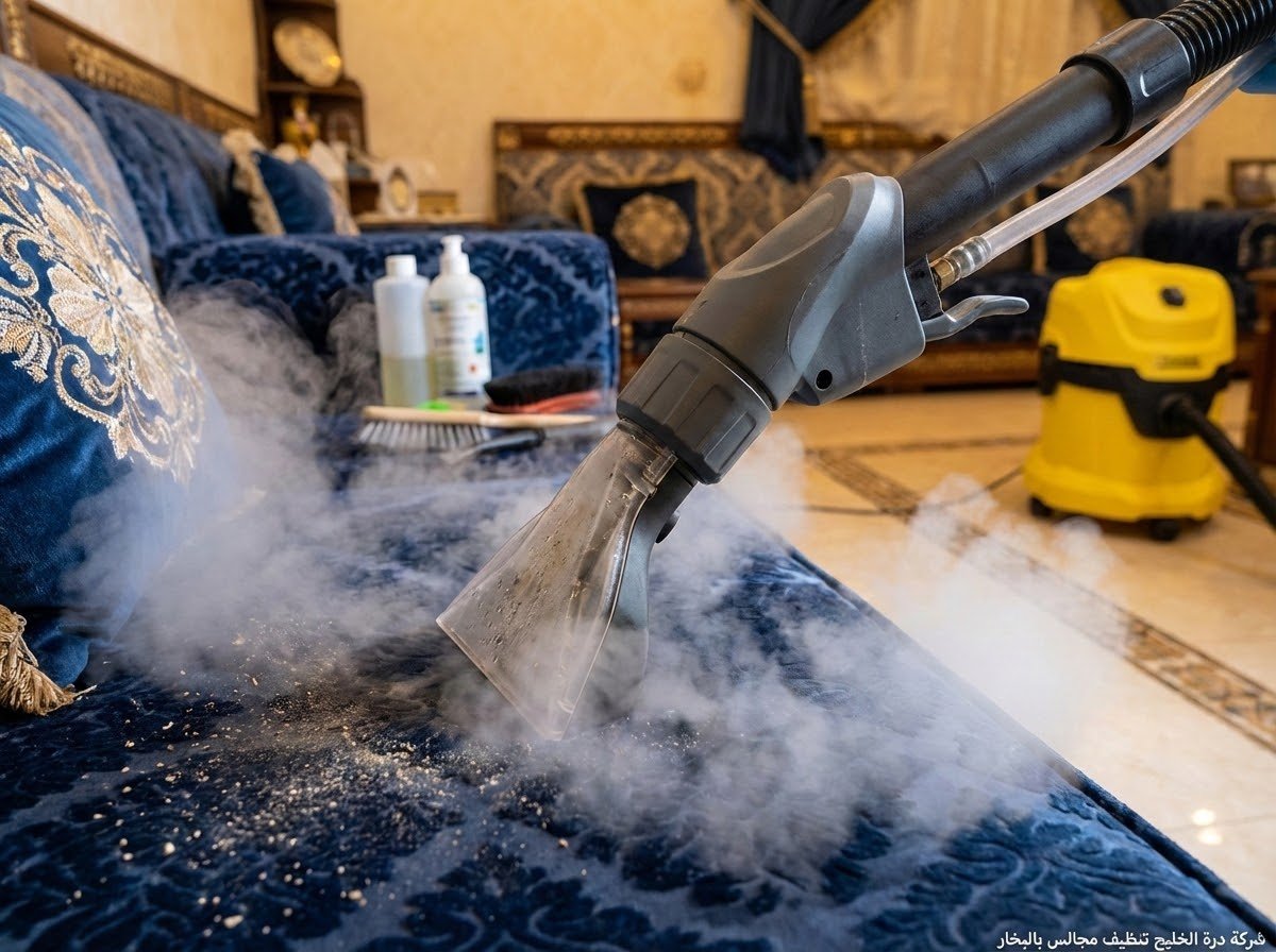 خدمة تنظيف المجالس والكنب بالبخار في البكيرية لإزالة البقع والروائح