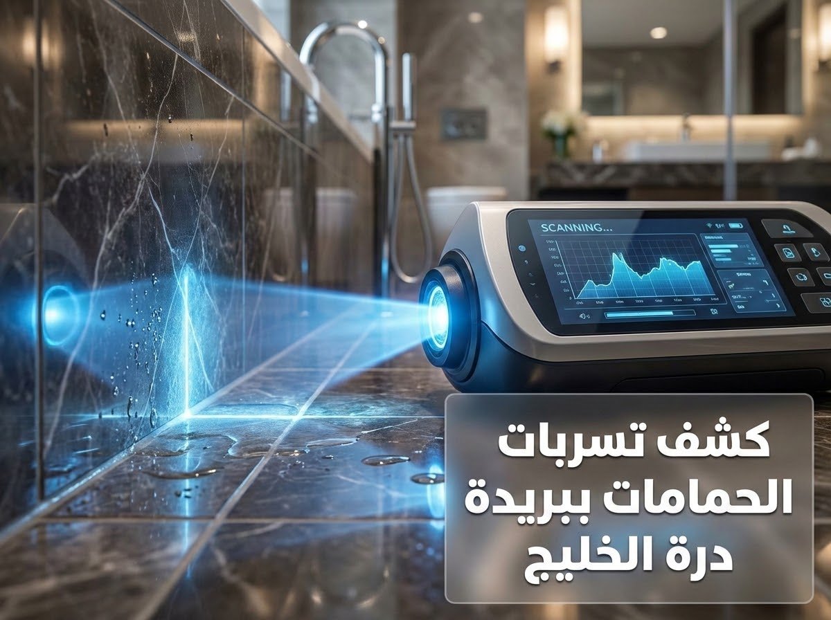 فحص وكشف تسربات الحمامات والمطابخ ببريدة بأجهزة الاستشعار