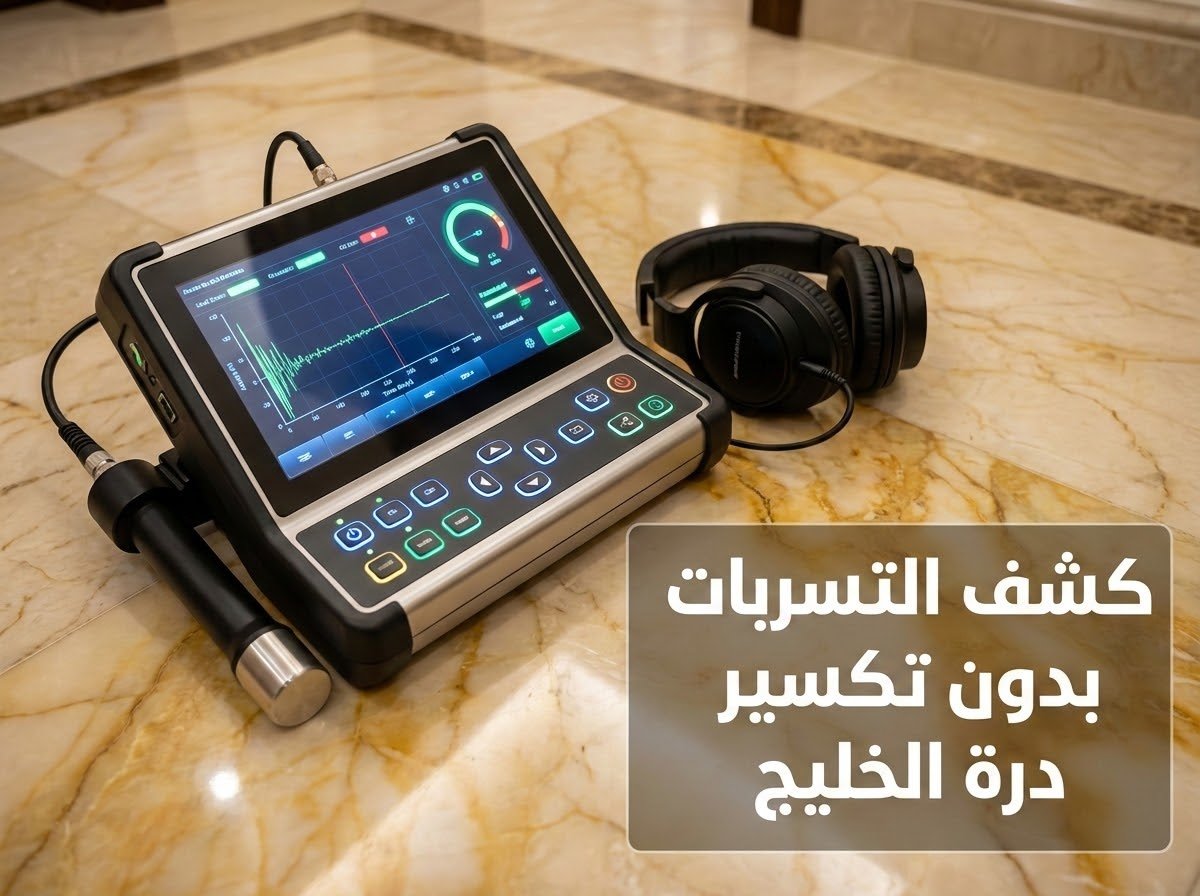 جهاز كشف تسربات المياه الإلكتروني للبحث عن التسربات المخفية تحت البلاط والجدران