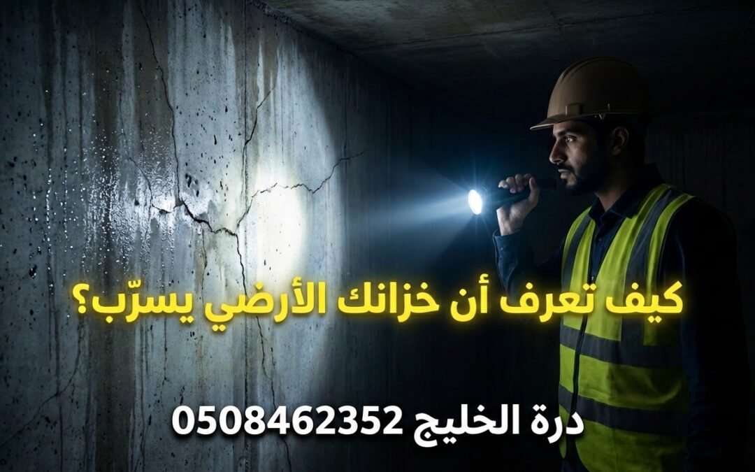 كيف تعرف أن خزانك الأرضي يسرب مياه؟ (4 علامات خطيرة)